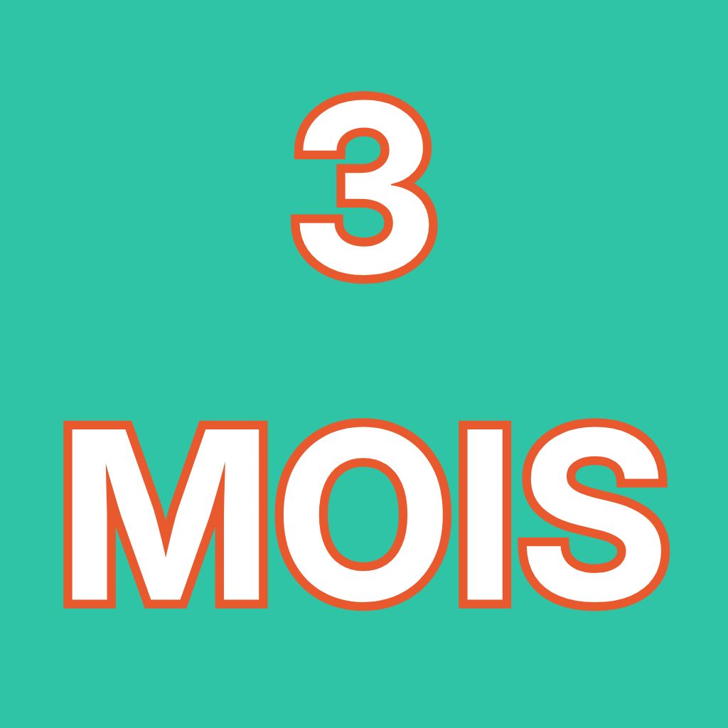 Paiement mensuel-Abonnement 3 mois